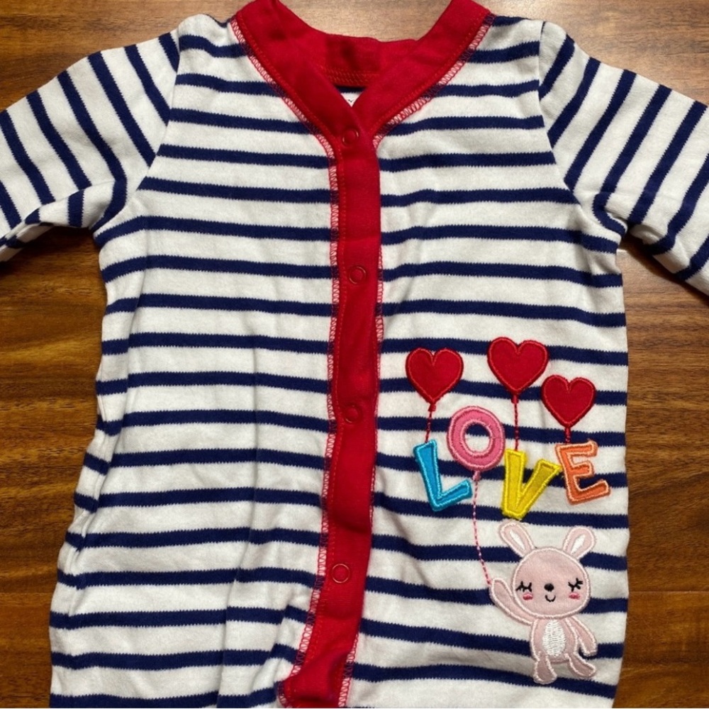 3/$25 Carter’s KoalaKid 3 Piece Holiday Winter Baby Footie PJ Size NB-3M - Picture 5 of 16